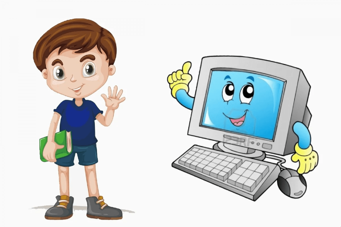 Компьютер картинка для детей